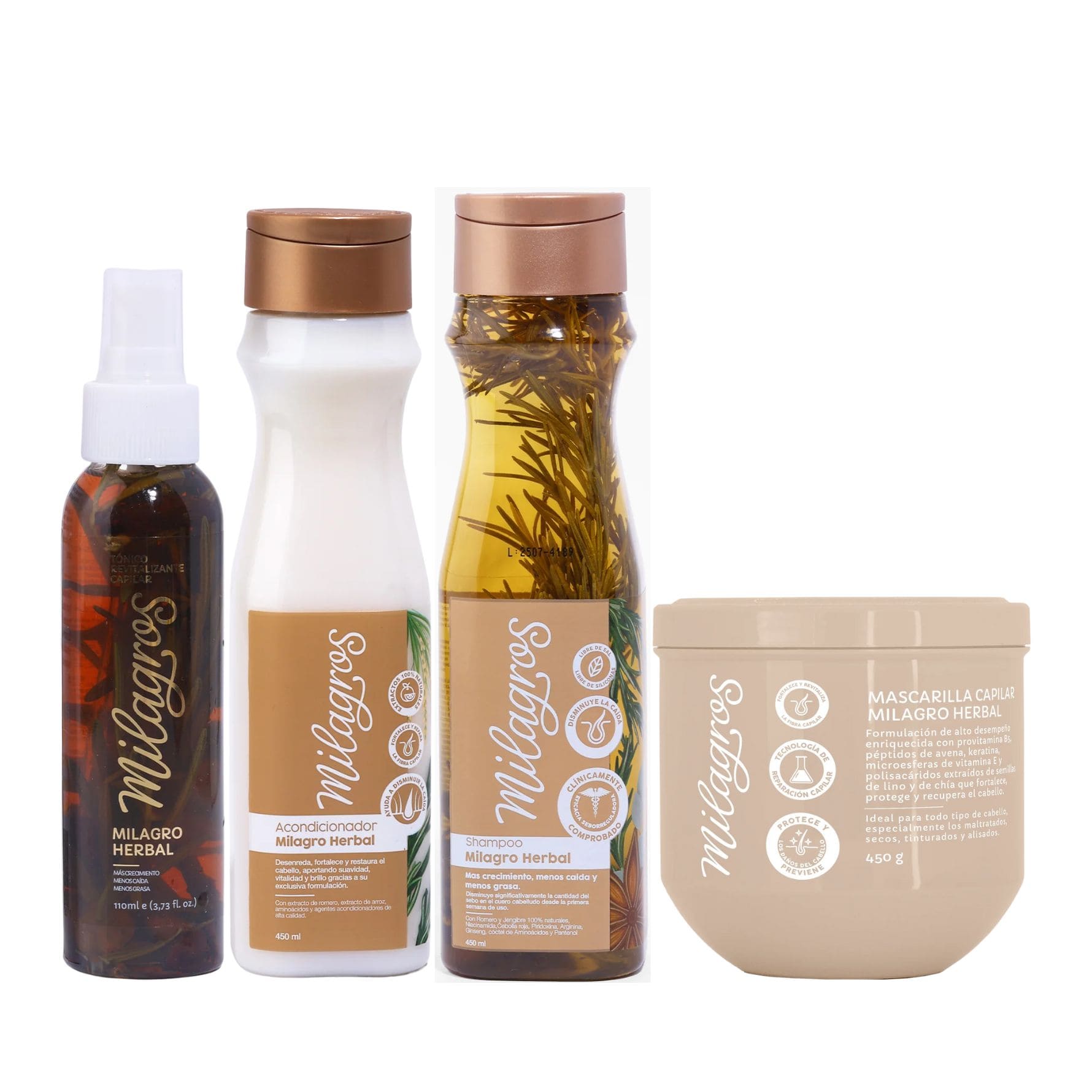 Kit Herbal Milagros – Crecimiento